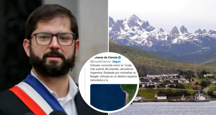Boric responde a cuenta de ’X’ y asegura que Puerto Williams «es la ciudad más Austral del planeta»