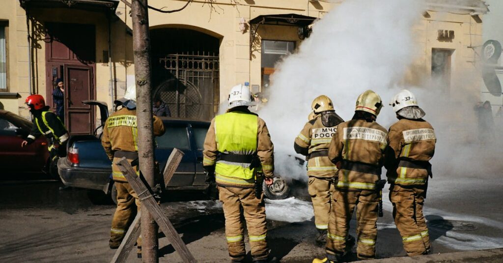Incendio en hogar de ancianos en Providencia