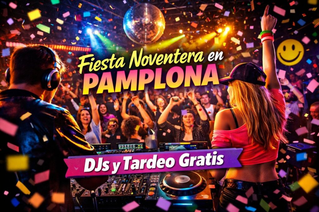 Pamplona revive el fenómeno dance con tardeo noventero