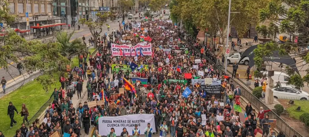 Protestas en Chile contra el decretazo de Kast