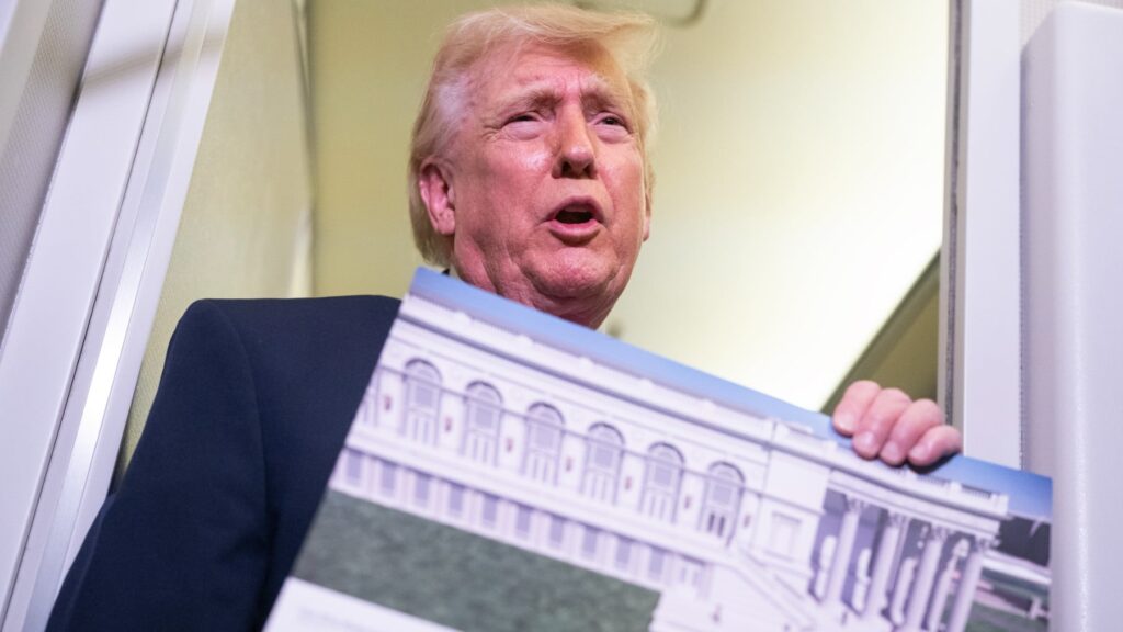 Trump revela construcción de complejo militar bajo la Casa Blanca