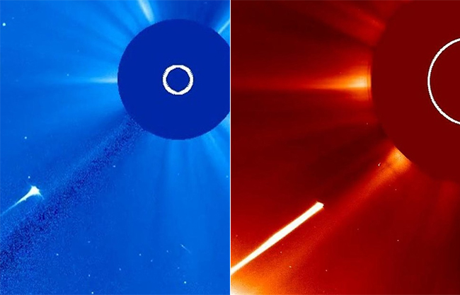 VIDEO: El cometa más brillante en el cielo desaparece en un dramático final cósmico VIDEO: El cometa más brillante en el cielo desaparece en un dramático final cósmico