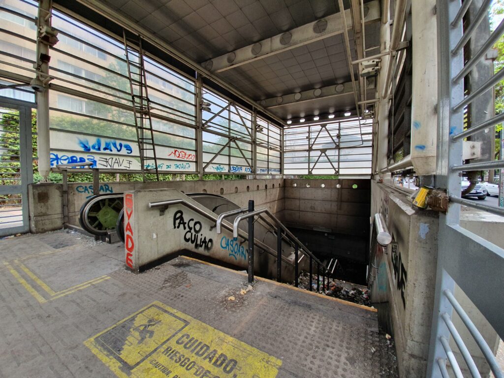 Incendio en la Línea 5 del Metro de Santiago